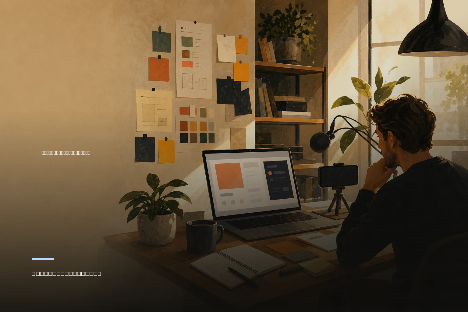 Founder preparing a focused software product demo in a workspace before launch.