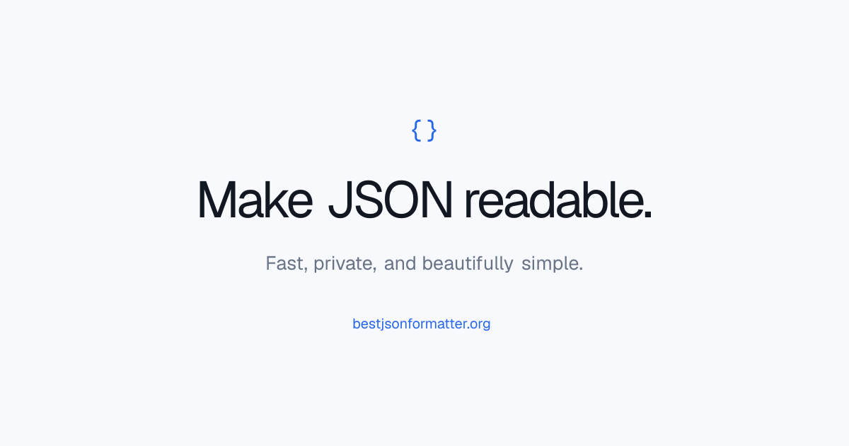 Best JSON Formatter screenshot