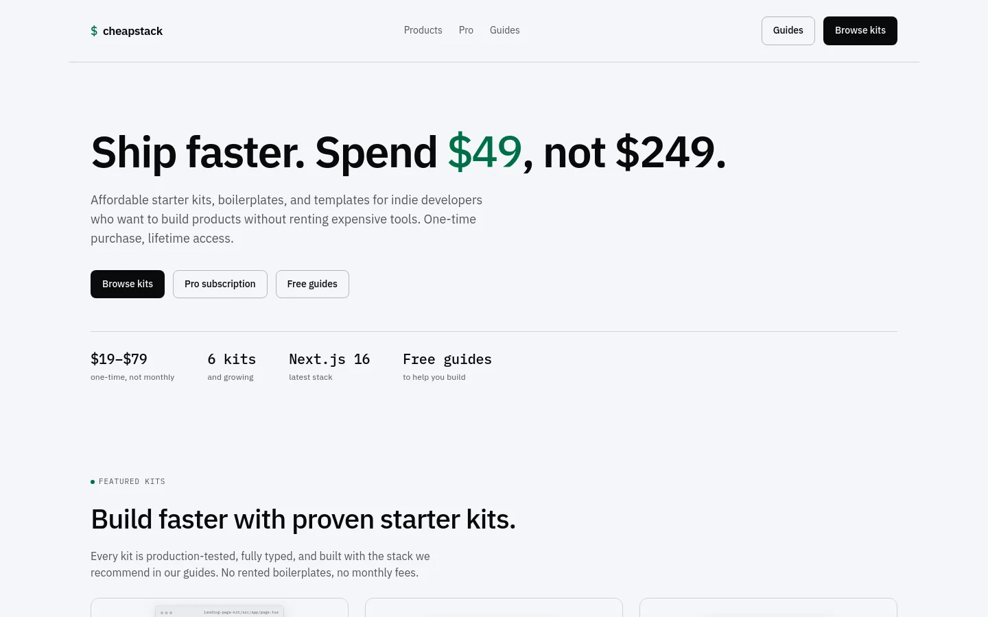 cheapstack screenshot