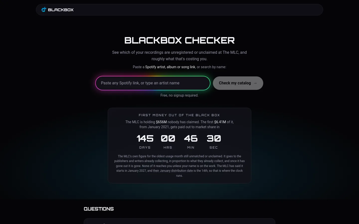 Doubly Blackbox Checker screenshot