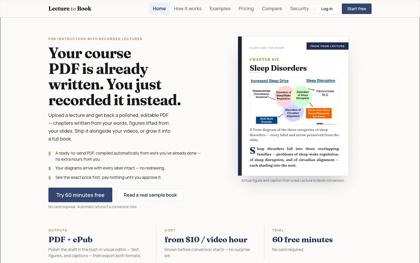 Lecture to Book screenshot