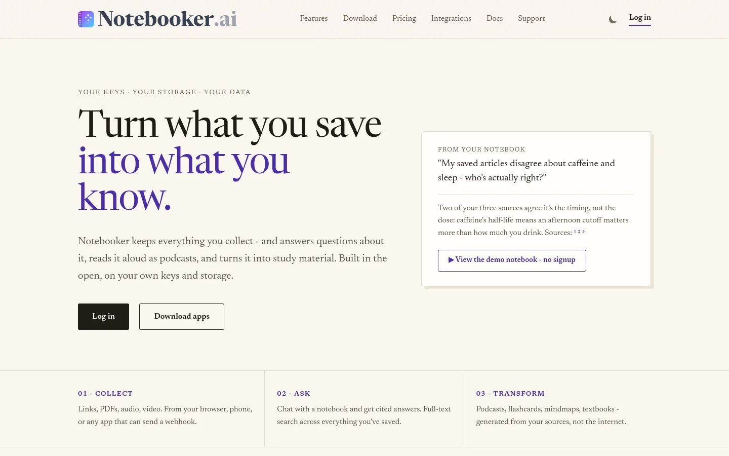 Notebooker.ai screenshot