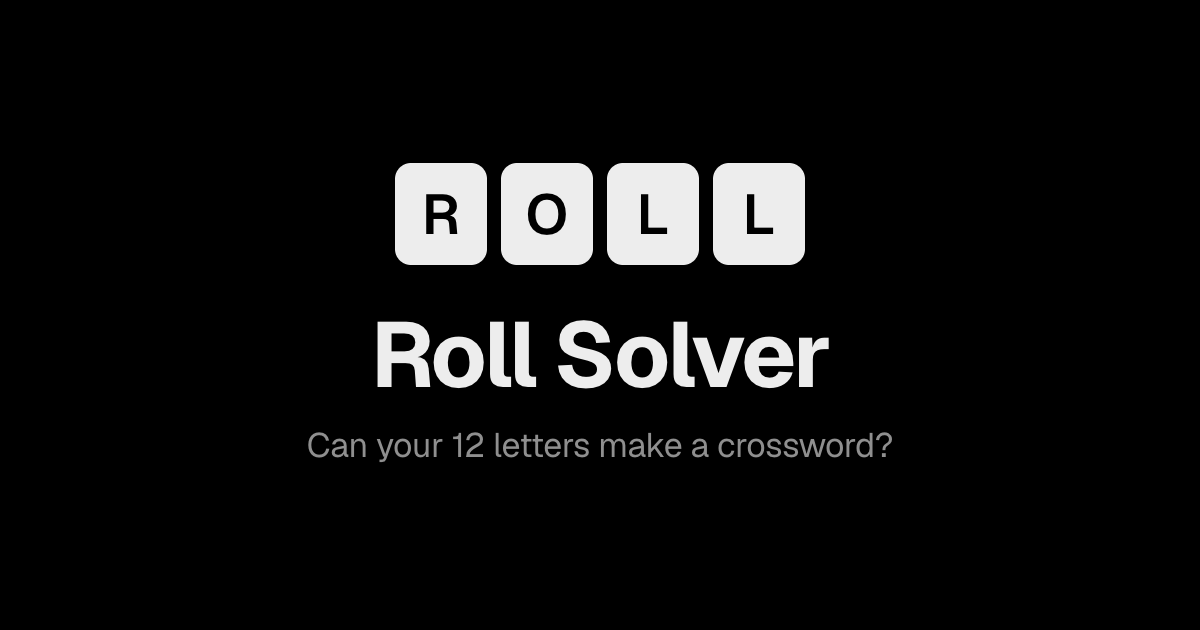 Roll Solver screenshot