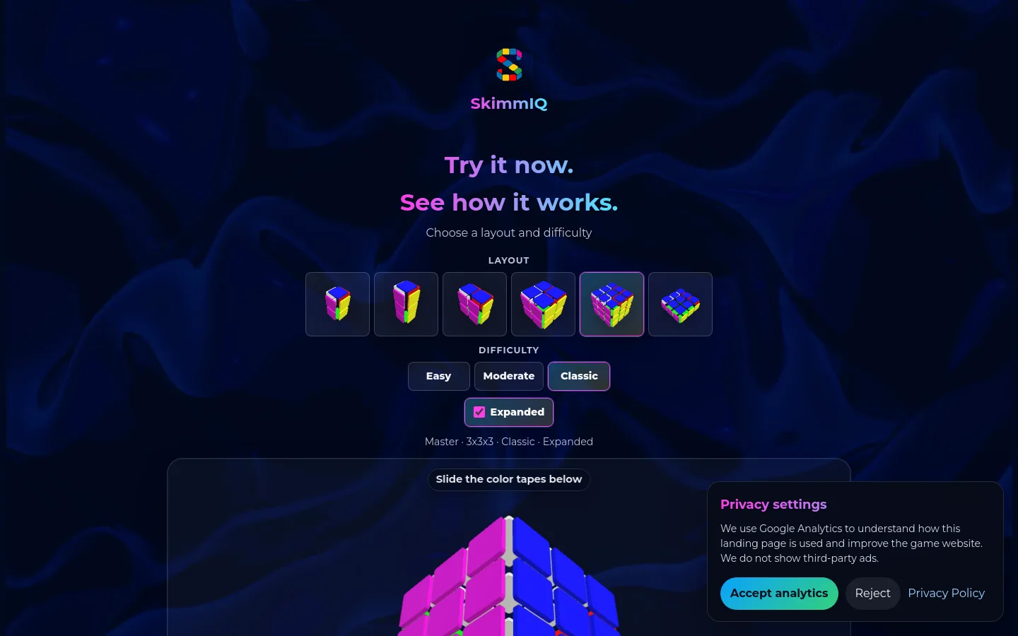 Try SkimmIQ screenshot